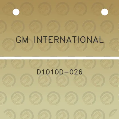 gm-international-d1010d-026