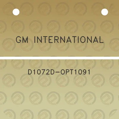 gm-international-d1072d-opt1091