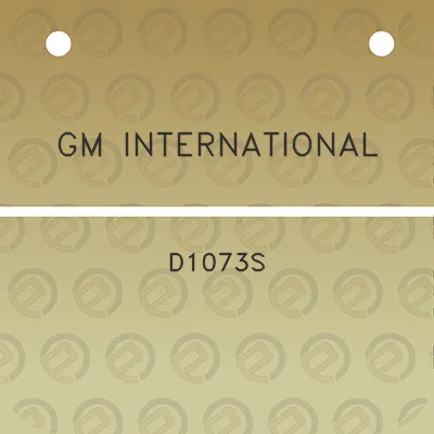 gm-international-d1073s