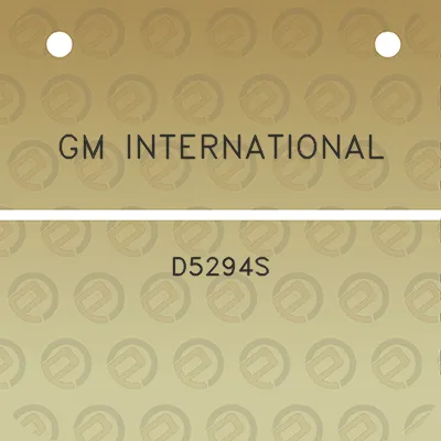 gm-international-d5294s