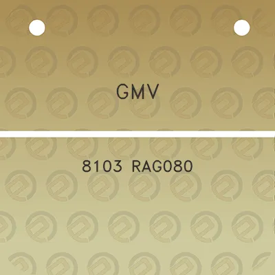 gmv-8103-rag080