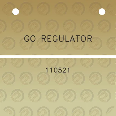 go-regulator-110521