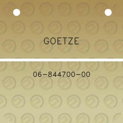 goetze-06-844700-00