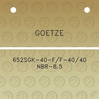 goetze-652sgk-40-ff-4040-nbr-85