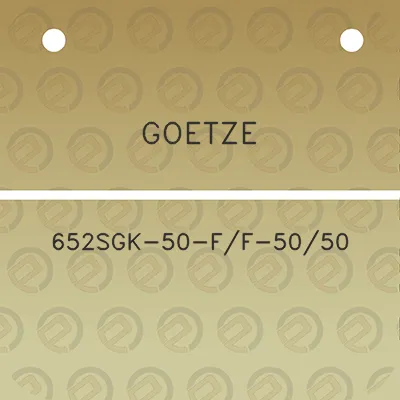 goetze-652sgk-50-ff-5050