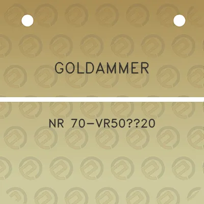 goldammer-nr-70-vr5020