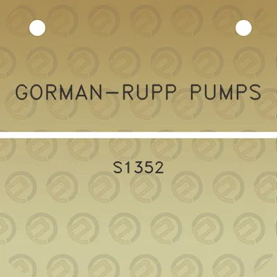 gorman-rupp-pumps-s1352