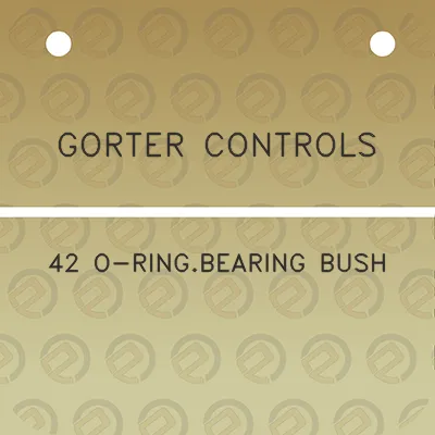 gorter-controls-42-o-ringbearing-bush