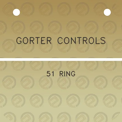 gorter-controls-51-ring