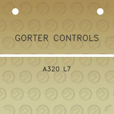 gorter-controls-a320-l7