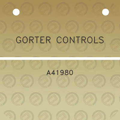 gorter-controls-a41980