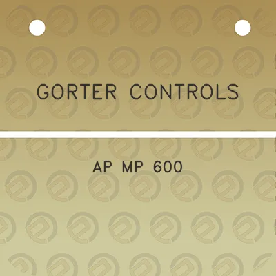 gorter-controls-ap-mp-600