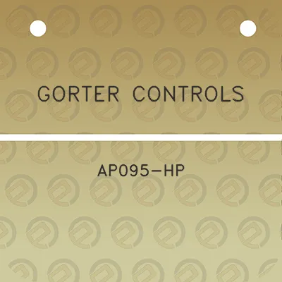 gorter-controls-ap095-hp