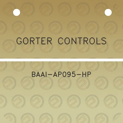 gorter-controls-baai-ap095-hp