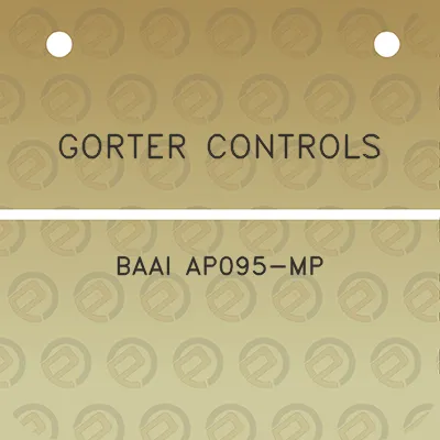 gorter-controls-baai-ap095-mp