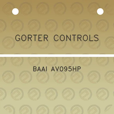 gorter-controls-baai-av095hp