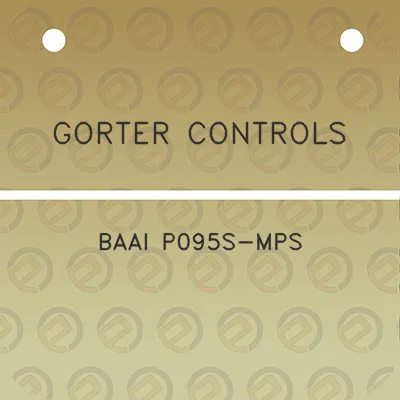 gorter-controls-baai-p095s-mps