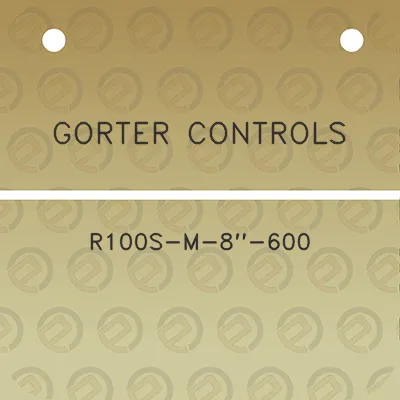 gorter-controls-r100s-m-8-600