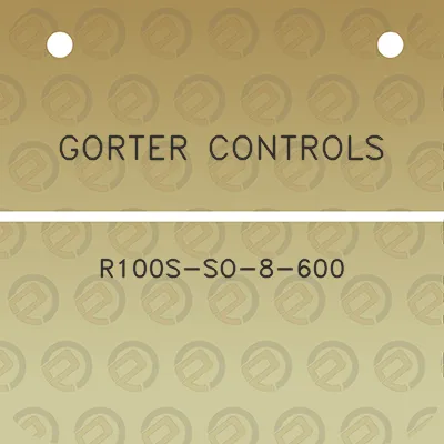 gorter-controls-r100s-so-8-600