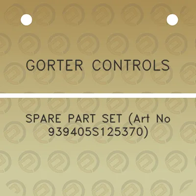 gorter-controls-spare-part-set-art-no-939405s125370