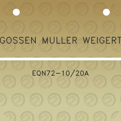 gossen-muller-weigert-eqn72-1020a