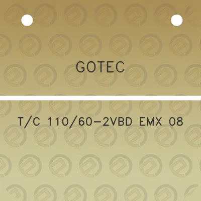 gotec-tc-11060-2vbd-emx-08