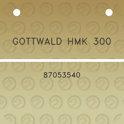 gottwald-hmk-300-87053540