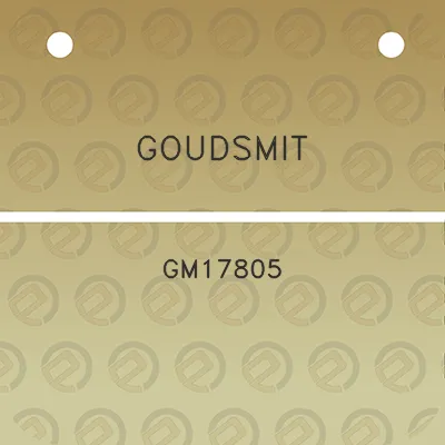 goudsmit-gm17805