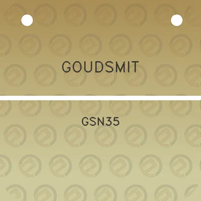 goudsmit-gsn35