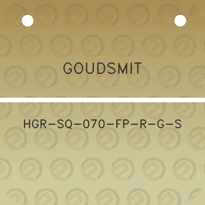 goudsmit-hgr-sq-070-fp-r-g-s