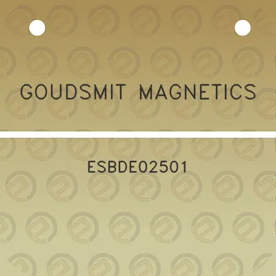 goudsmit-magnetics-esbde02501