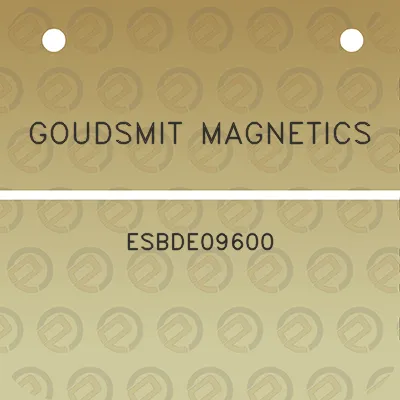 goudsmit-magnetics-esbde09600