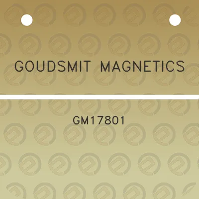 goudsmit-magnetics-gm17801