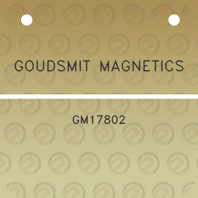 goudsmit-magnetics-gm17802