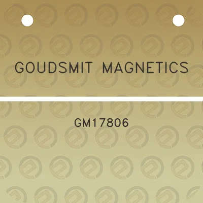 goudsmit-magnetics-gm17806