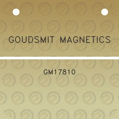 goudsmit-magnetics-gm17810