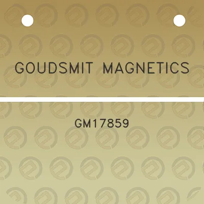 goudsmit-magnetics-gm17859