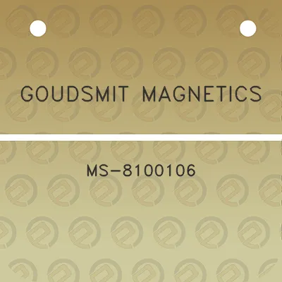 goudsmit-magnetics-ms-8100106