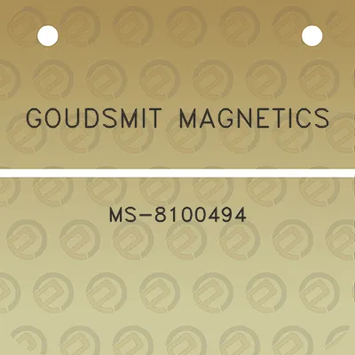 goudsmit-magnetics-ms-8100494