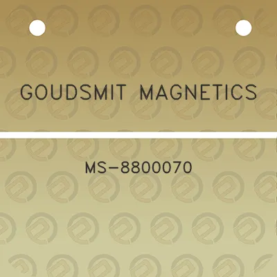 goudsmit-magnetics-ms-8800070