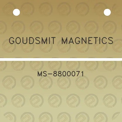 goudsmit-magnetics-ms-8800071