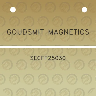 goudsmit-magnetics-secfp25030