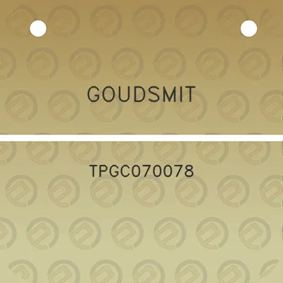 goudsmit-tpgc070078