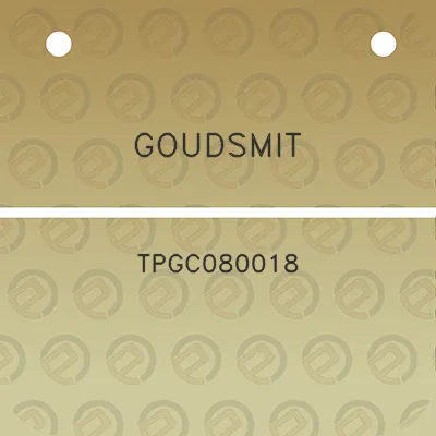 goudsmit-tpgc080018