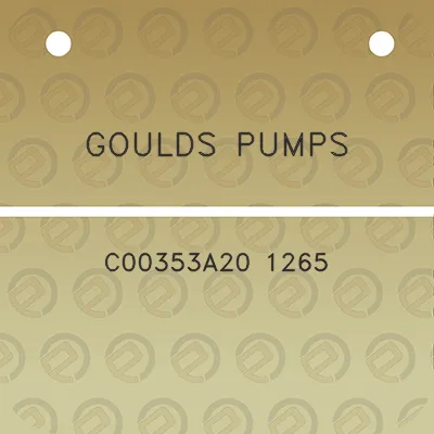 goulds-pumps-c00353a20-1265