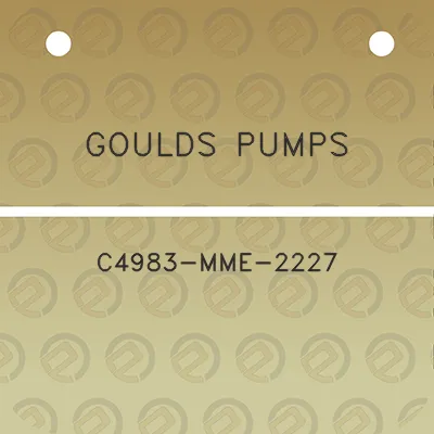 goulds-pumps-c4983-mme-2227