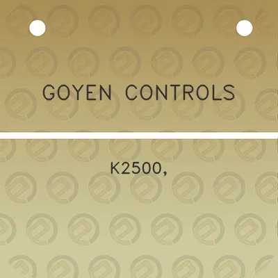 goyen-controls-k2500