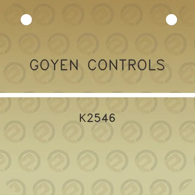 goyen-controls-k2546