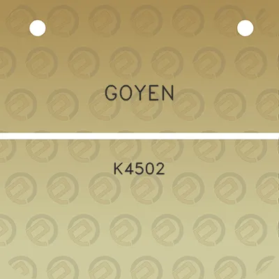 goyen-k4502