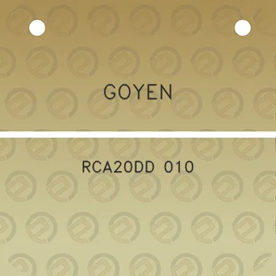 goyen-rca20dd-010